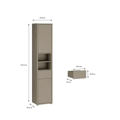 Forte Hochschrank ALICE SPRINGS* Badschränke