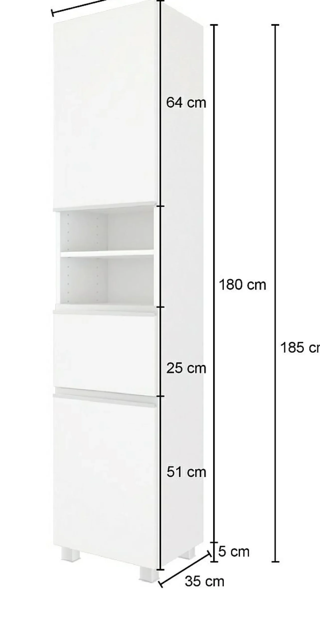 Held Hochschrank AREZZO* Badschränke