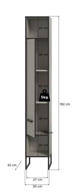 Xonox Hochschrank BAGNO* Badschränke