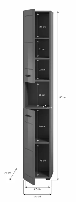 Xonox Hochschrank KOBO* Badschränke