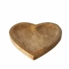 Boltze Holzschale Herz klein AMIRA* Dekoschalen