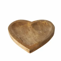 Boltze Holzschale Herz klein AMIRA* Dekoschalen