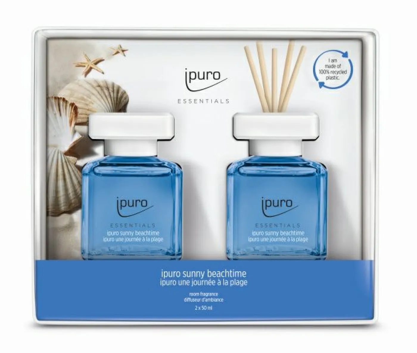 Ipuro Raumduft Set SUNNY BEACHTIME 2X50ML