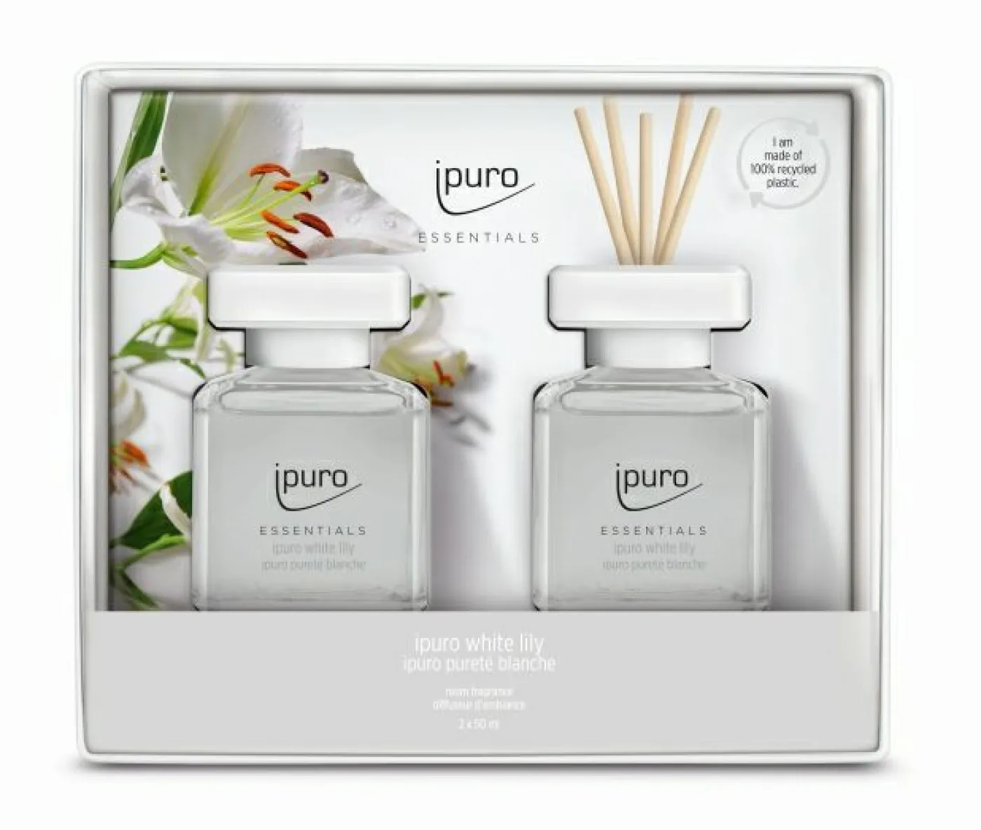 Ipuro Raumduft Set WHITE LILY 2X50ML