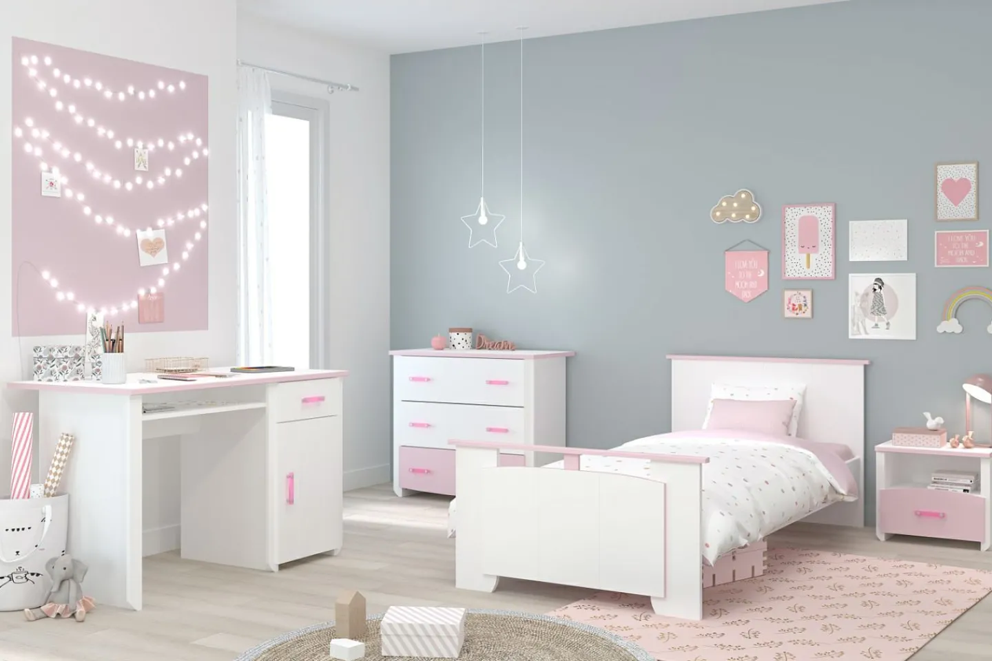 Parisot Jugendzimmer - Kombination BIOTIFUL 16*Kinder Komplette Kinderzimmer