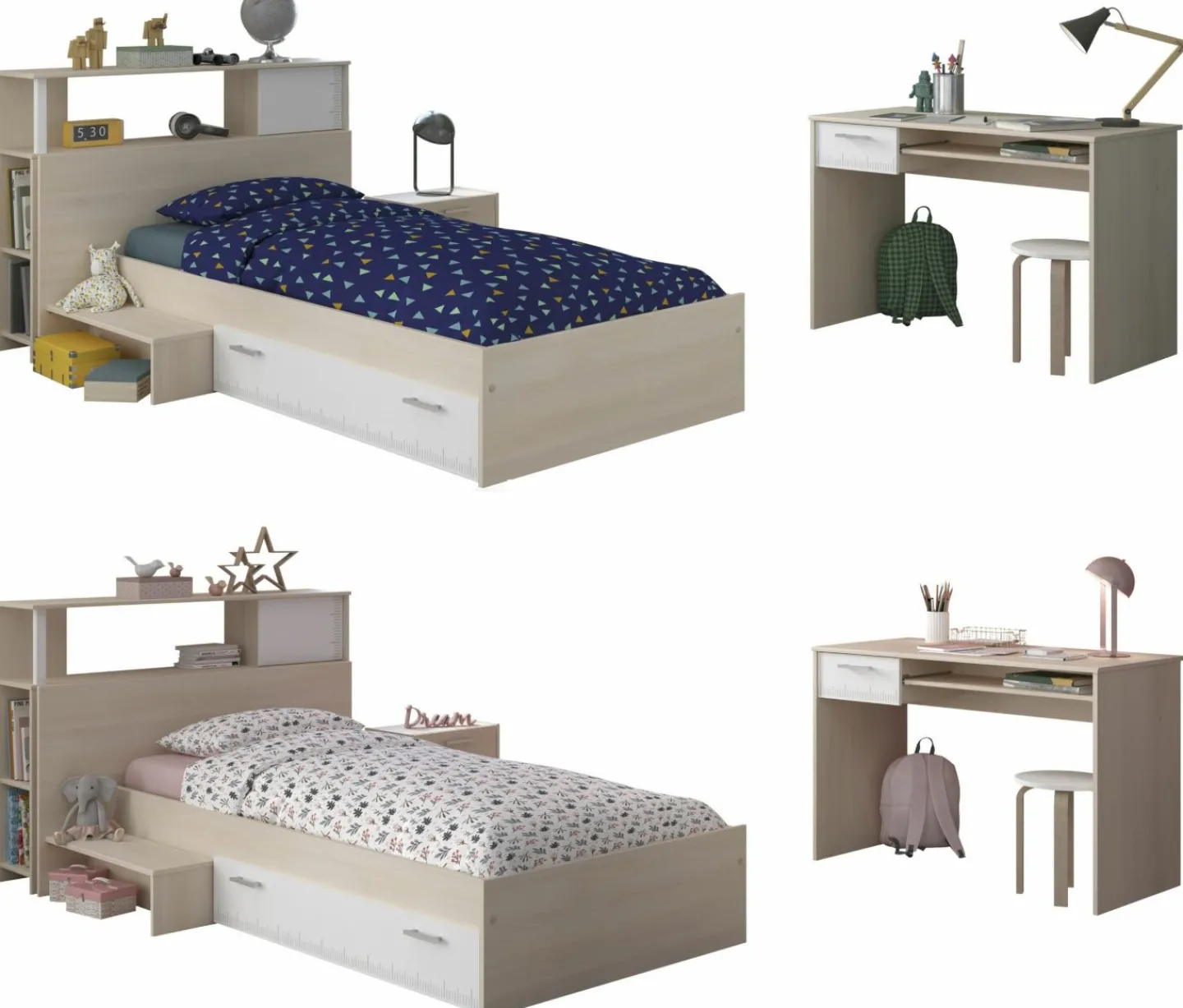 Parisot Jugendzimmer 4-teilig CHARLY 11*Kinder Komplette Kinderzimmer