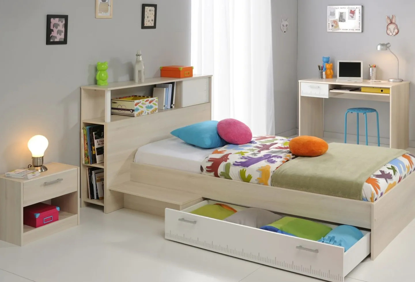 Parisot Jugendzimmer 4-teilig CHARLY 11*Kinder Komplette Kinderzimmer