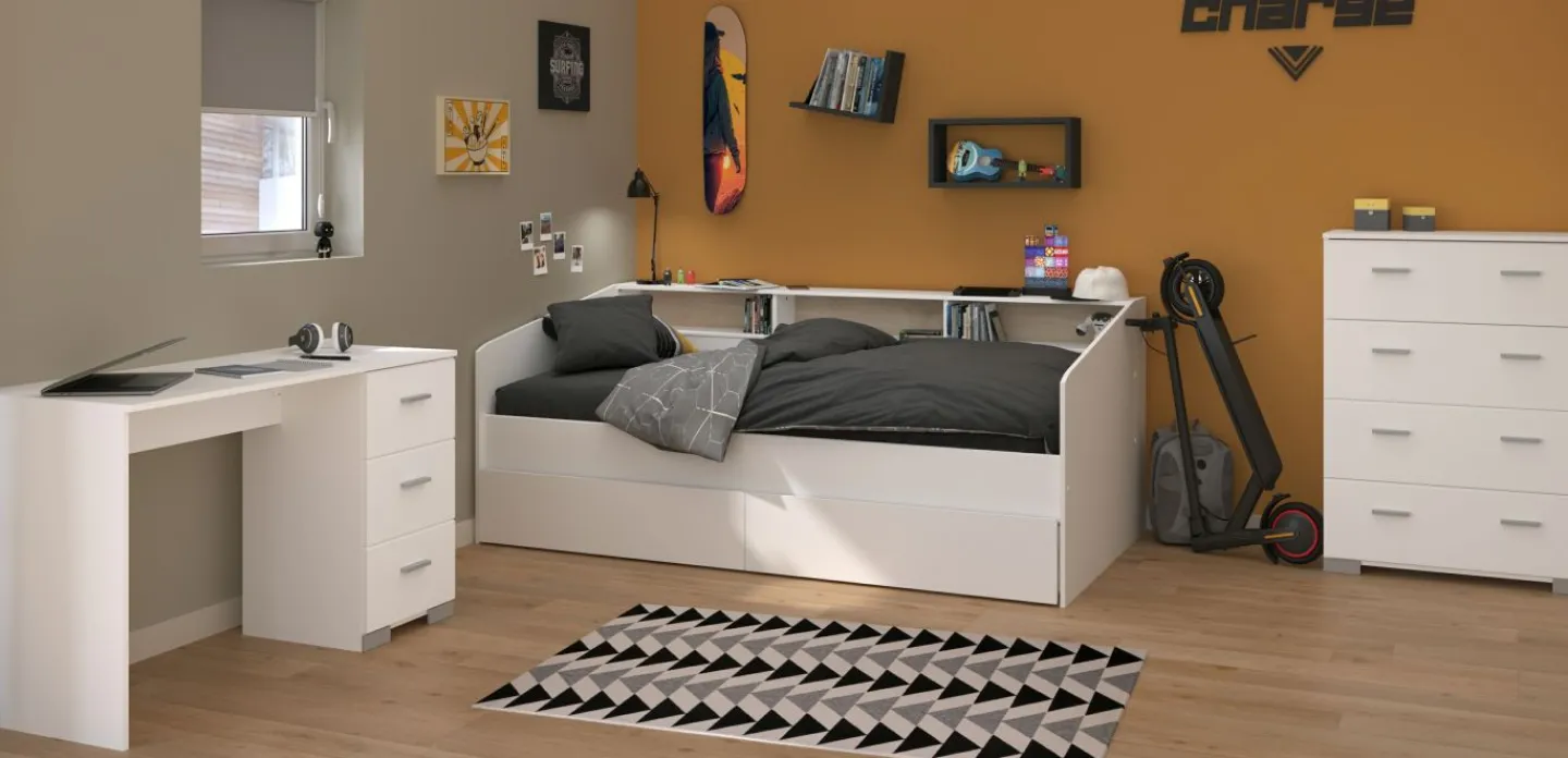 Parisot Jugendzimmer 3-teilig HOUSTON 44*Kinder Komplette Kinderzimmer