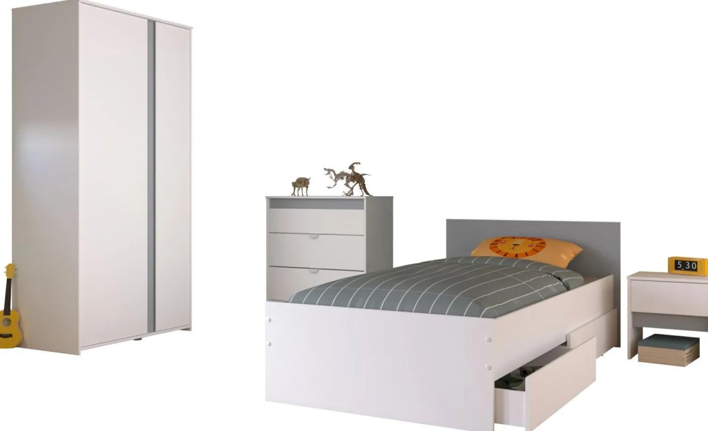 Parisot Jugendzimmer 6-teilig PIROUETTE 22*Kinder Komplette Kinderzimmer