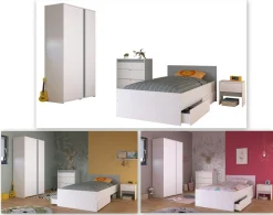 Parisot Jugendzimmer 6-teilig PIROUETTE 22*Kinder Komplette Kinderzimmer