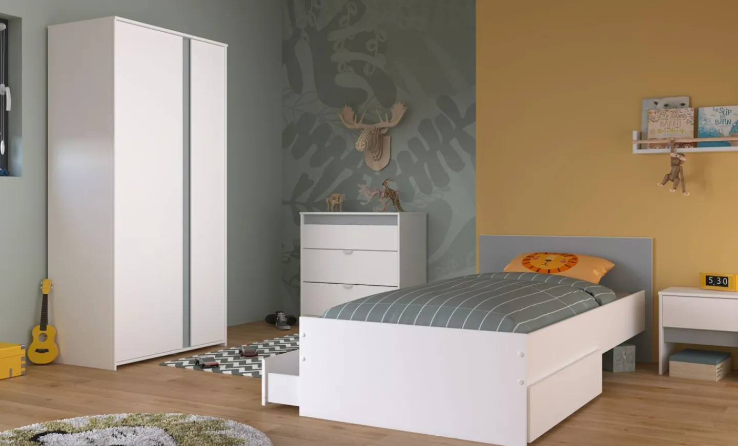 Parisot Jugendzimmer 6-teilig PIROUETTE 22*Kinder Komplette Kinderzimmer