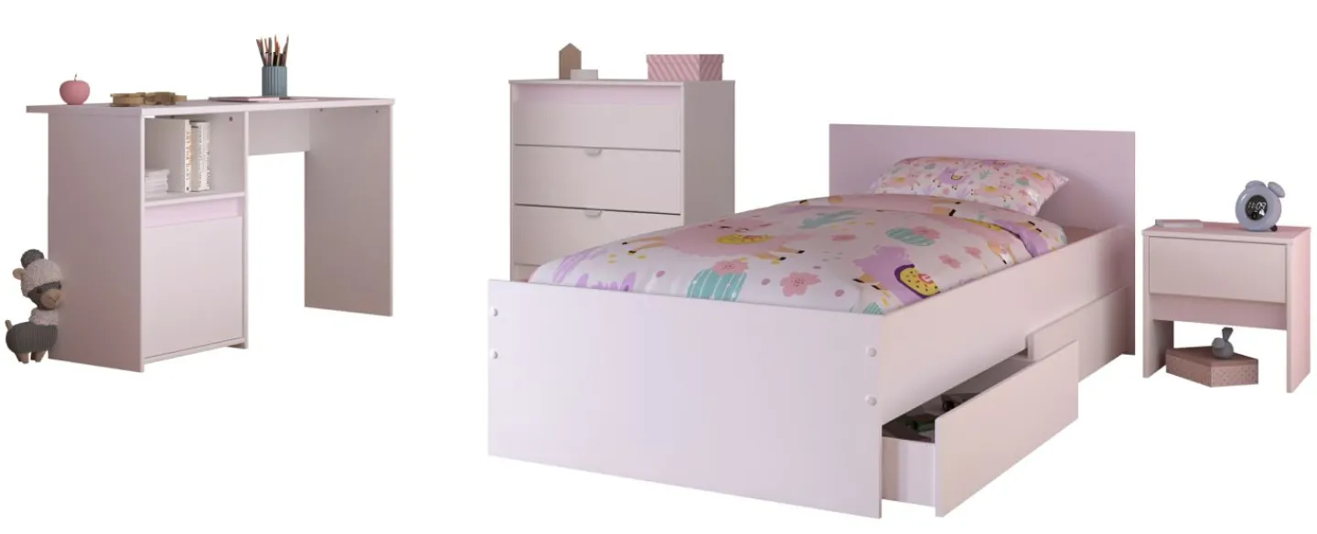 Parisot Jugendzimmer 6-teilig PIROUETTE 25*Kinder Komplette Kinderzimmer