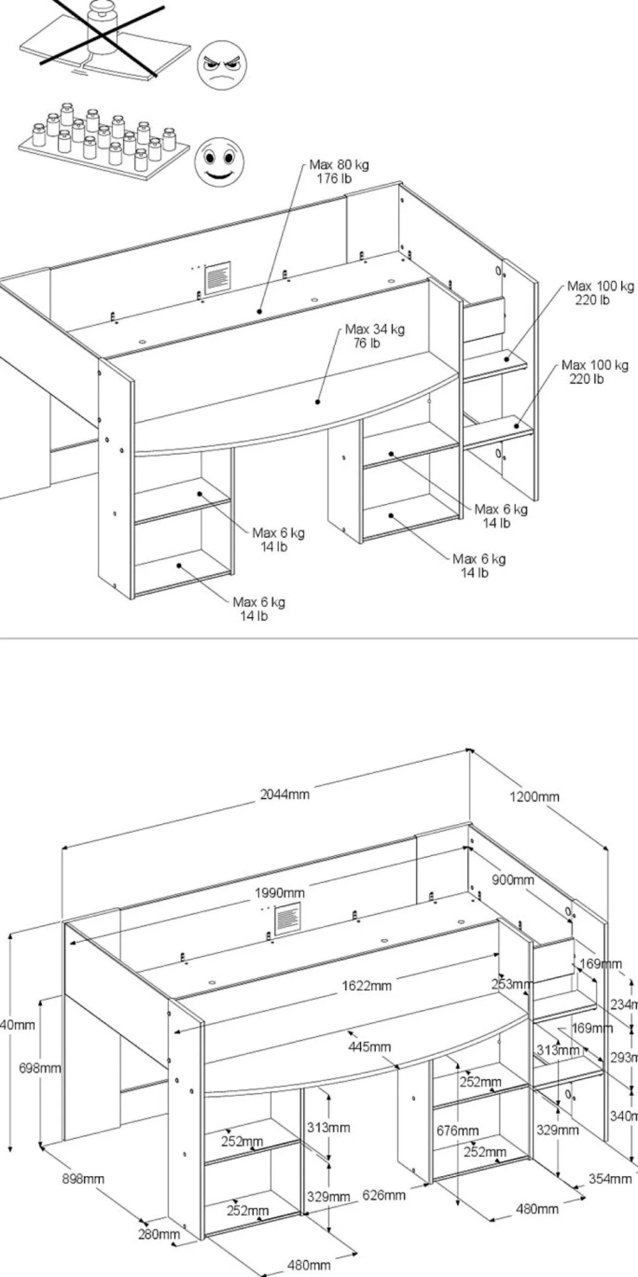 Jugendzimmer 2-teilig PIROUETTE 14