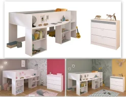 Parisot Jugendzimmer 2-teilig PIROUETTE 16*Kinder Komplette Kinderzimmer