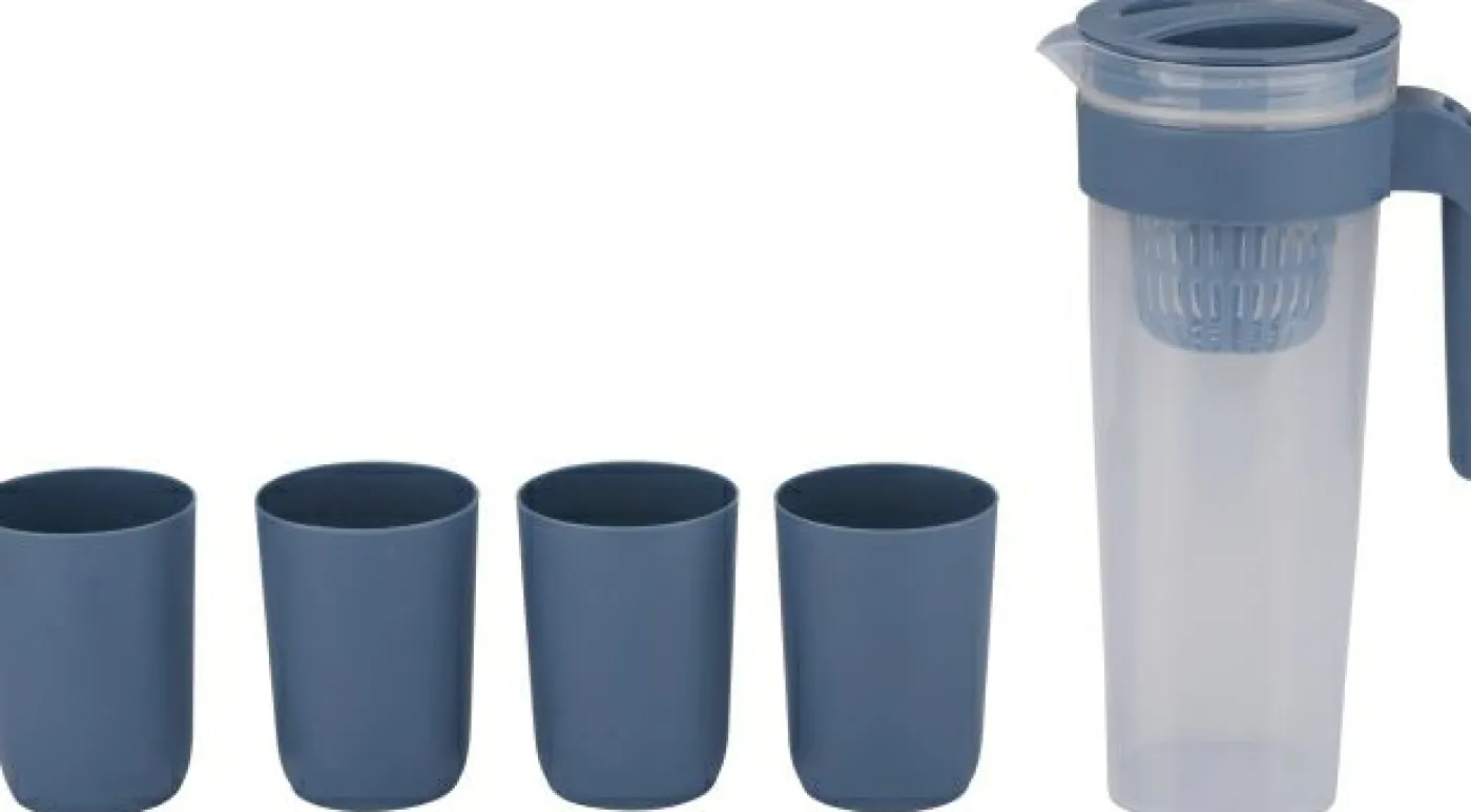 Kanne mit Bechern 5tlg. ALPINA
