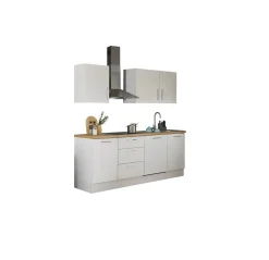 Bega BBK Küchenblock TURIN ZB 220 white* Küchenzeilen Ohne Geräte
