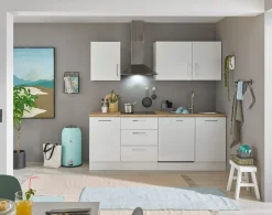 Bega BBK Küchenblock TURIN ZB 220 white* Küchenzeilen Ohne Geräte