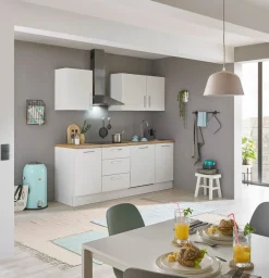 Bega BBK Küchenblock TURIN ZB 220 white* Küchenzeilen Ohne Geräte