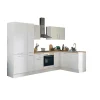 Küchenblock mit E-Geräten CORNWALL (Ecke-Kühlschrank-Apotheker) I