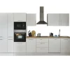 Bega BBK Küchenblock mit E-Geräten CORNWALL (Zeile-Backofen-Geschirrspüler-Kühlschrank-Mikrowelle-Apotheker) I* Küchenzeilen Mit Geräten