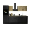 Bega BBK Küchenblock mit E-Geräten CORNWALL (Zeile-Backofen-Kühlschrank) X* Küchenzeilen Mit Geräten