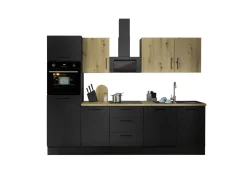 Bega BBK Küchenblock mit E-Geräten CORNWALL (Zeile-Backofen-Kühlschrank) X* Küchenzeilen Mit Geräten