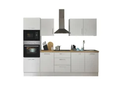Bega BBK Küchenblock mit E-Geräten CORNWALL (Zeile-Backofen-Mikrowelle) I* Küchenzeilen Mit Geräten