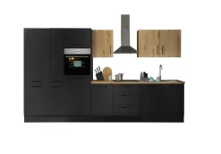 Bega BBK Küchenblock mit E-Geräten CORNWALL (Zeile-Backofen-Kühlschrank-Apotheker) VII* Küchenzeilen Mit Geräten