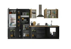 Bega BBK Küchenblock mit E-Geräten CORNWALL (Zeile-Backofen-Kühlschrank-Apotheker) VII* Küchenzeilen Mit Geräten