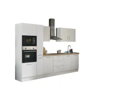 Küchenblock mit E-Geräten CORNWALL (Zeile-Backofen-Mikrowelle-Apotheker) I