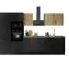 Bega BBK Küchenblock mit E-Geräten CORNWALL (Zeile-Backofen-Kühlschrank-Mikrowelle) IV* Küchenzeilen Mit Geräten