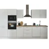 Bega BBK Küchenblock mit E-Geräten CORNWALL (Zeile-Backofen-Geschirrspüler-Kühlschrank-Mikrowelle) I* Küchenzeilen Mit Geräten