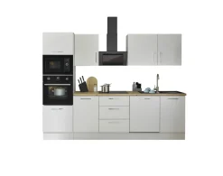 Küchenblock mit E-Geräten CORNWALL (Zeile-Backofen-Mikrowelle) IV
