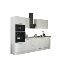 Küchenblock mit E-Geräten CORNWALL (Zeile-Backofen-Mikrowelle) IV