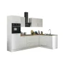 Bega BBK Küchenblock mit E-Geräten CORNWALL (Ecke-Backofen-Geschirrspüler-Kühlschrank) II* Küchenzeilen Mit Geräten