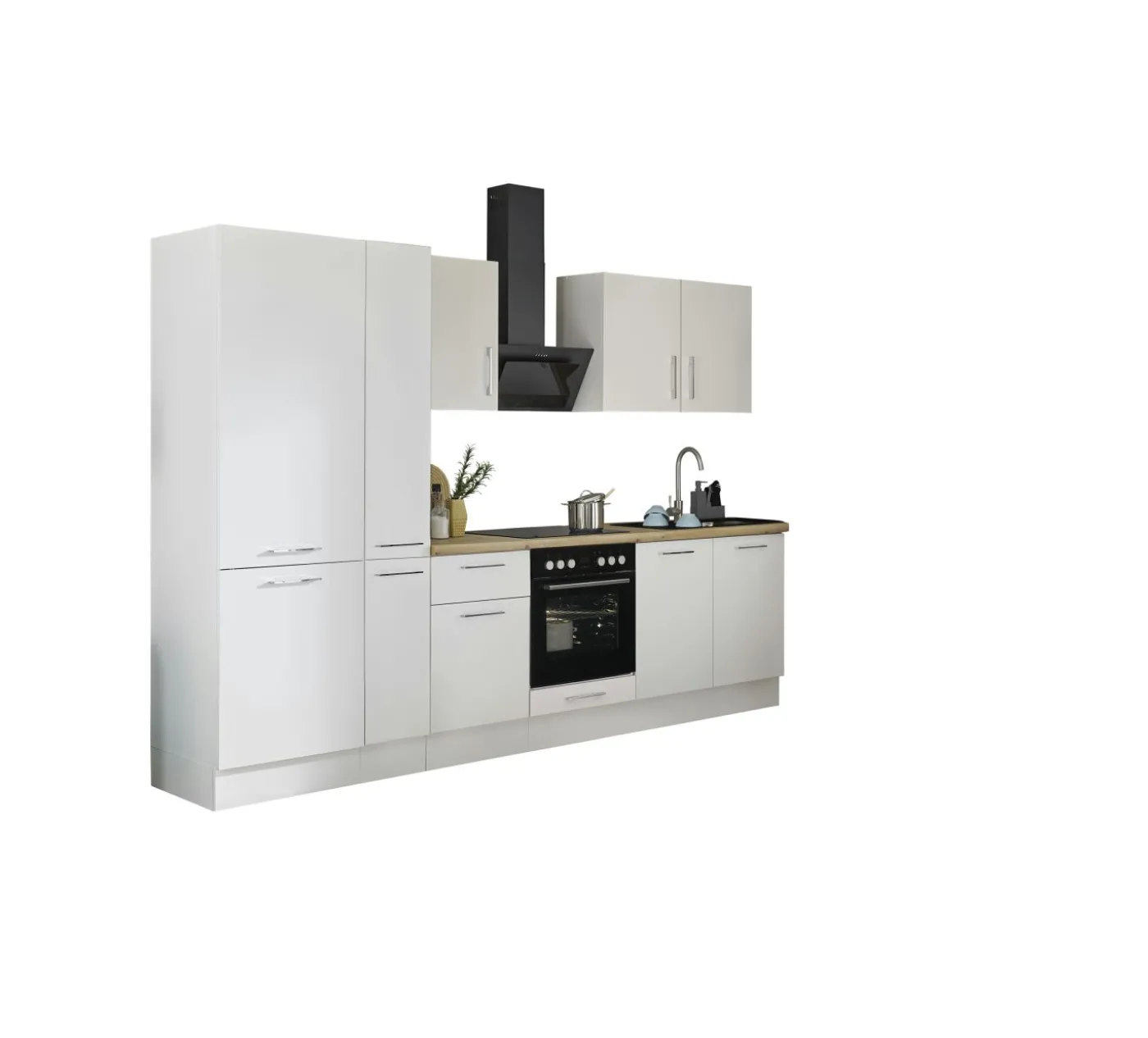 Küchenblock mit E-Geräten CORNWALL (Zeile-Kühlschrank-Apotheker) II