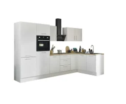 Bega BBK Küchenblock mit E-Geräten CORNWALL (Ecke-Backofen-Kühlschrank) IV* Küchenzeilen Mit Geräten