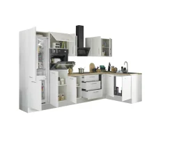 Bega BBK Küchenblock mit E-Geräten CORNWALL (Ecke-Backofen-Kühlschrank) IV* Küchenzeilen Mit Geräten