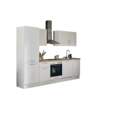 Küchenblock mit E-Geräten CORNWALL (Zeile-Geschirrspüler-Kühlschrank) I