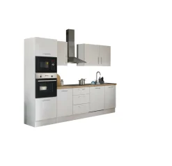 Küchenblock mit E-Geräten CORNWALL (Zeile-Backofen-Mikrowelle) III