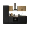 Küchenblock mit E-Geräten CORNWALL (Zeile-Kühlschrank) III