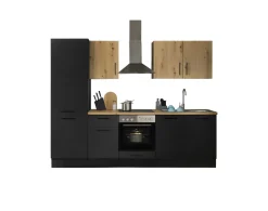 Küchenblock mit E-Geräten CORNWALL (Zeile-Kühlschrank) III