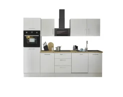Bega BBK Küchenblock mit E-Geräten CORNWALL (Zeile-Backofen-Kühlschrank) IV* Küchenzeilen Mit Geräten
