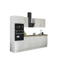 Küchenblock mit E-Geräten CORNWALL (Zeile-Backofen-Mikrowelle) II