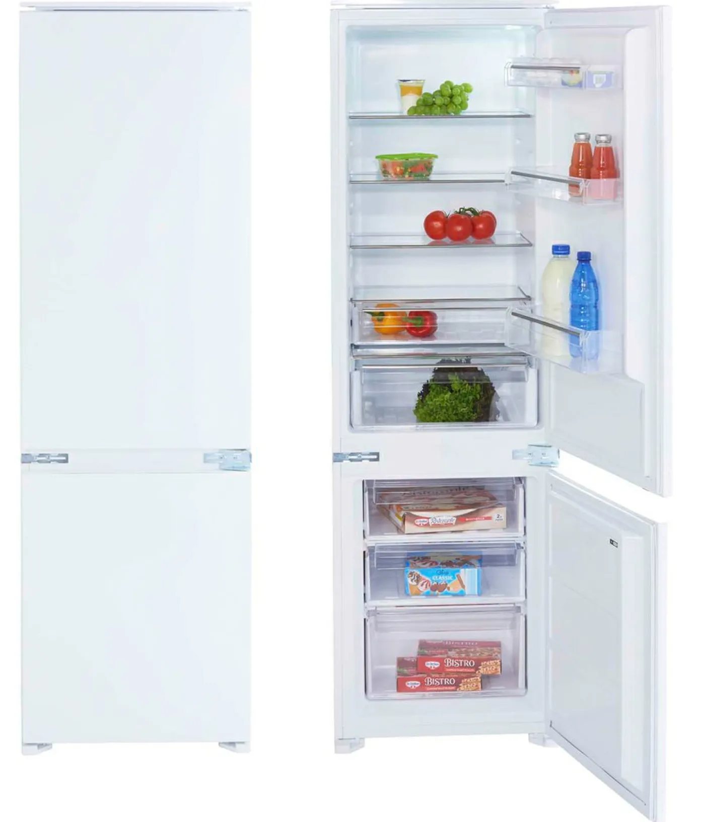 Küchenblock mit E-Geräten CORNWALL (Ecke-Geschirrspüler-Kühlschrank) II