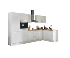 Bega BBK Küchenblock mit E-Geräten CORNWALL (Ecke-Backofen-Kühlschrank) III* Küchenzeilen Mit Geräten