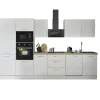 Küchenblock mit E-Geräten CORNWALL (Zeile-Backofen-Geschirrspüler-Kühlschrank-Mikrowelle) II