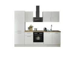 Bega BBK Küchenblock mit E-Geräten CORNWALL (Zeile-Kühlschrank) II* Küchenzeilen Mit Geräten