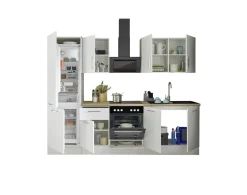 Bega BBK Küchenblock mit E-Geräten CORNWALL (Zeile-Kühlschrank) II* Küchenzeilen Mit Geräten