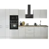 Küchenblock mit E-Geräten CORNWALL (Zeile-Backofen-Kühlschrank-Mikrowelle-Apotheker) II